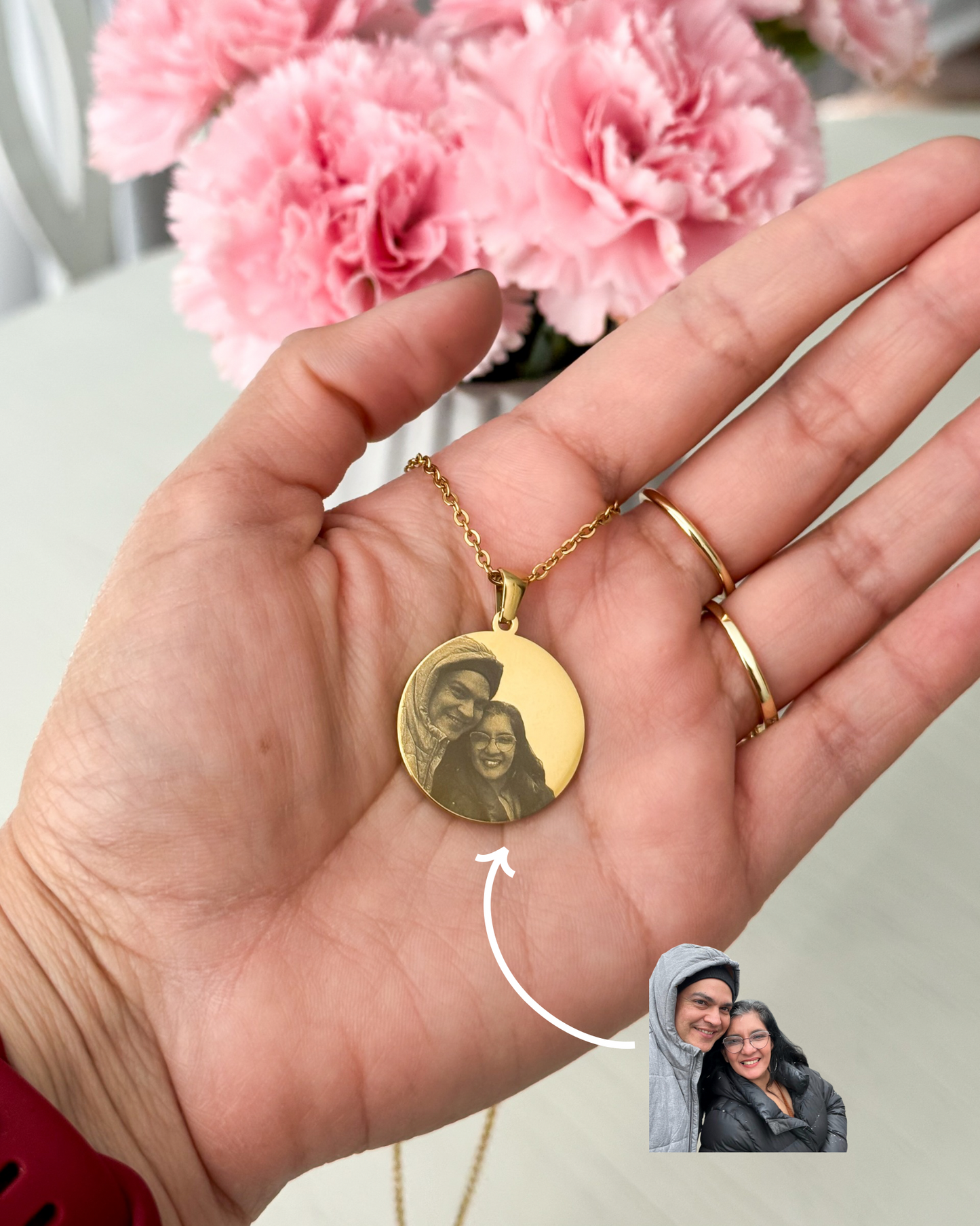 Personalized Photo Necklace