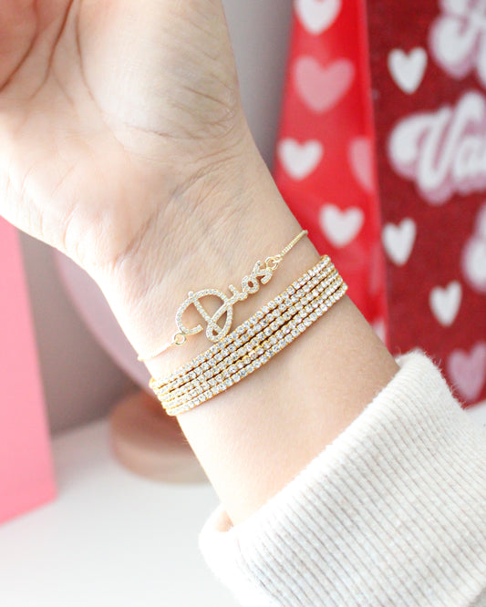 Adjustable faith bracelet