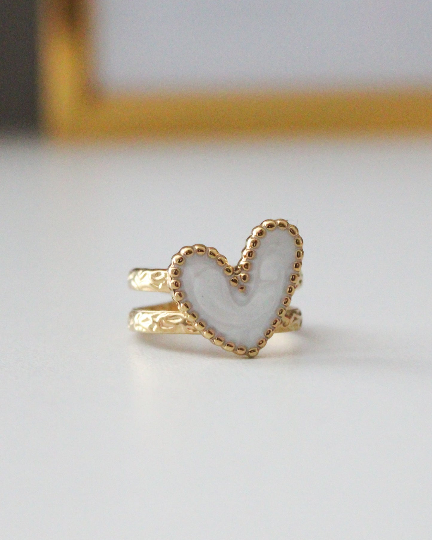 Golden Heart Ring