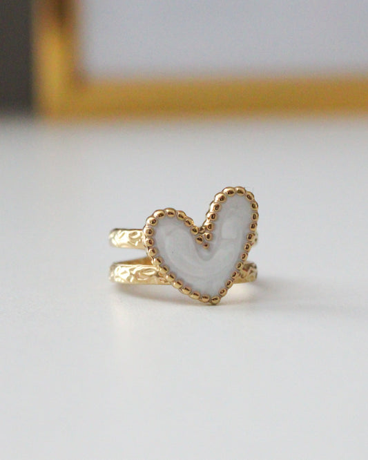 Golden Heart Ring