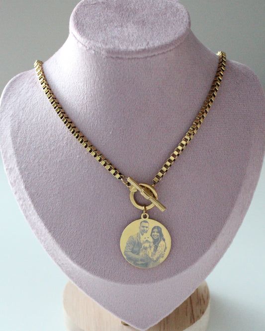 Personalized Photo Necklace Soul